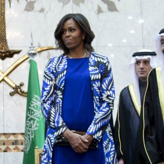 Michelle Obama genera revuelo en Arabia Saudí