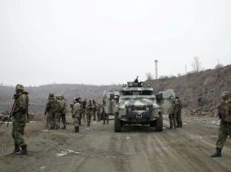El secretario general de la OTAN pide que se respete el alto al fuego firmado en Minski. EFE / A. Vlasova