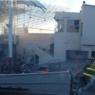 Afectada la circulación, tras explosión de pipa en hospital