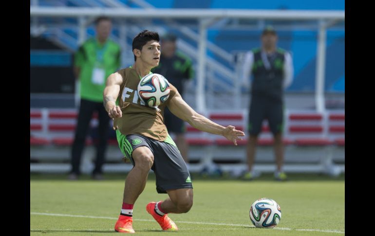 El delantero mexicano (mundialista en Brasil 2014), Alan Pulido, afirmó que lo contrataron en Grecia. MEXSPORT / O. Martínez