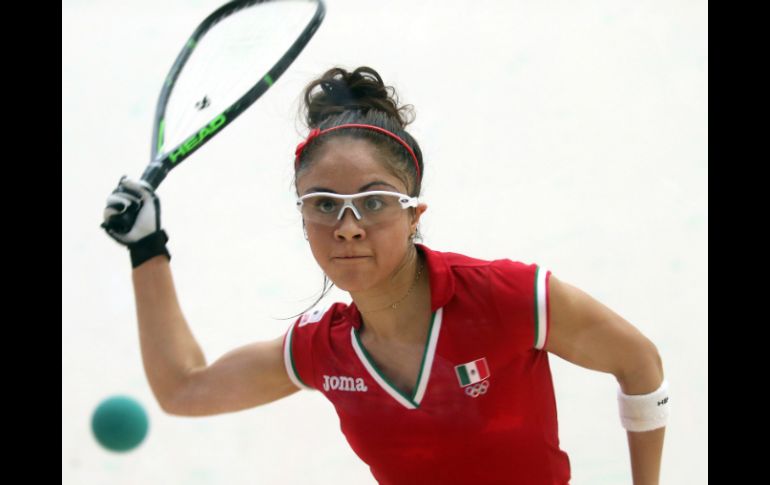 La racquetbolista buscará el pase tanto en singles como en dobles para Toronto 2015. EL INFORMADOR / ARCHIVO