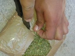Los agentes aduaneros contabilizaron una tonelada 005 kilogramos de mariguana, valuado en 1.1 millones de dólares. EL INFORMADOR / ARCHIVO