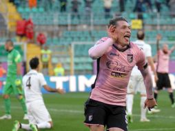 Andrea Belotti puso el gol del triunfo para Palermo al 70'. EFE / M. Palazzotto