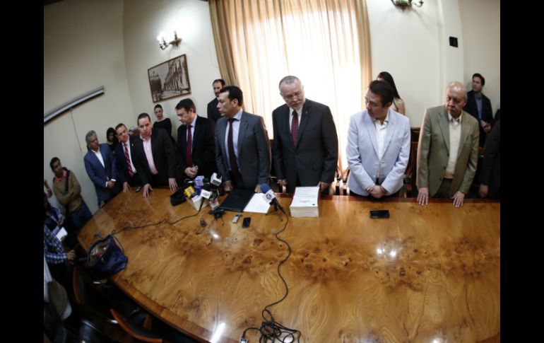 Pérez Partida estuvo en la entrega del Segundo Informe de Gobierno. EL INFORMADOR / A. Hernández