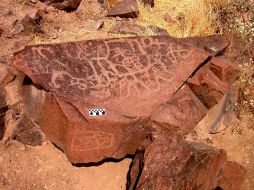 Están convencidos de que las figuras de Checta tienen un mensaje oculto, que no han podido descifrar. ESPECIAL / unmsm.edu.pe