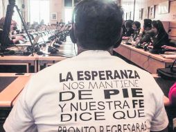 Lucha internacional. Abraján Gaspar, durante la sesión del Comité contra las Desapariciones Forzadas de la ONU en Ginebra. SUN /