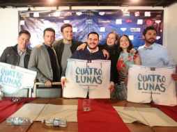 En la imagen, elenco de la película mexicana 'Cuatro Lunas'. EL INFORMADOR / A. Hinojosa