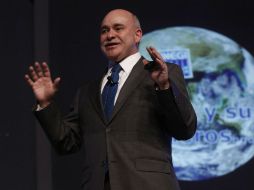 El presidente del Inegi, Eduardo Sojo Garza Aldape, anuncia que el instituto también tendrá un ajuste a su gasto.  /