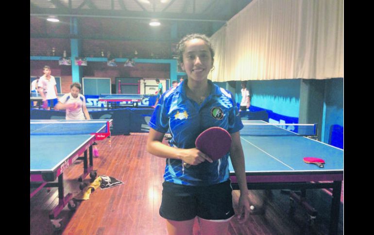 Lourdes Gutiérrez destaca el factor mental para triunfar en el tenis de mesa. EL INFORMADOR / R. Alarcón