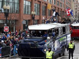 El título de los Pats emocionó a todos los aficionados en Boston. AP / W. Townson