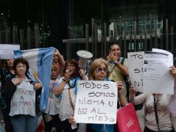 Sobre la muerte de Nisman, su ex esposa declara haber visto una foto amenazante contra el fiscal. EFE /