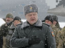 Poroshenko se reunirá este jueves con el secretario de EU, John Kerry. AP / E. Lukatsky