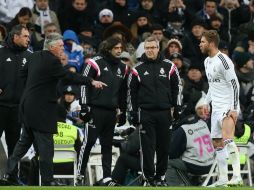 Ramos salió lesionado contra Sevilla apenas a los nueve minutos. EFE / ARCHIVO