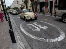 Este viernes se entregaron las obras de las Zonas 30 en el primer cuadro de la ciudad. EL INFORMADOR / F. Atilano