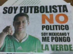 Javier Hernández no se ha pronunciado al respecto de este asunto. TWITTER / @Antimio