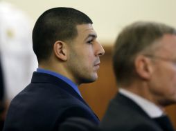 El ex tight end de Nueva Inglaterra no puede participar del recorrido. AP / S. Senne