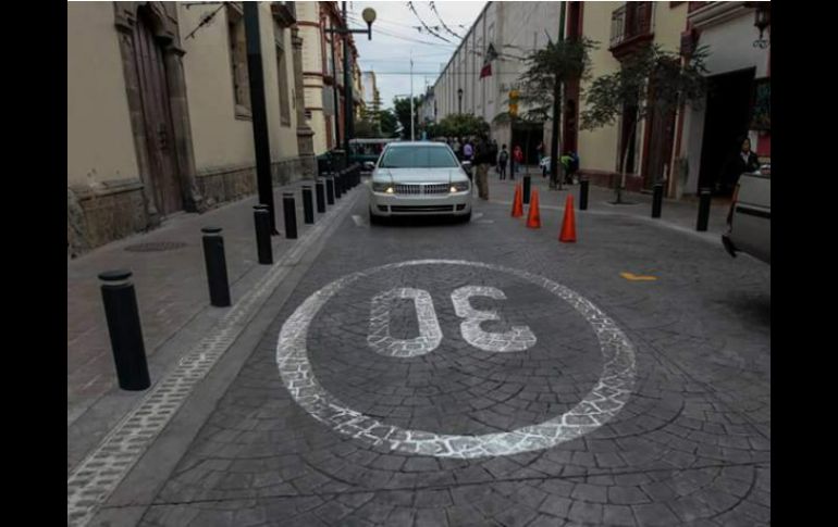 La creación de Zonas 30 es una de las políticas públicas de la presente administración para reducir el riesgo de accidentes. ESPECIAL /