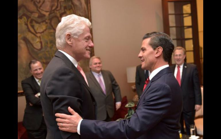 La Presidencia difunde varias fotografías del encuentro. TWITTER / @PresidenciaMX