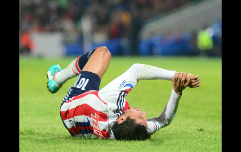 Reyna sale de cambio lesionado un minuto antes de que finalizara el primer tiempo en Torreón. MEXSPORT / L. Fuentes