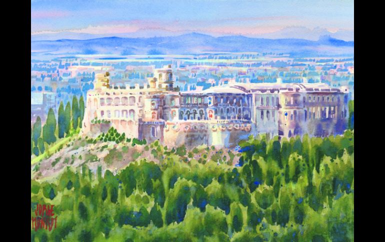 El Castillo de Chapultepec es la sede del Museo Nacional de Historia y cuenta con seis colecciones permanentes. EL INFORMADOR / J. Monroy