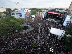 Festival 212. Este evento, año con año, congrega a miles de personas en Paseo Chapultepec, donde se celebra una gran fiesta musical. EL INFORMADOR / J. Mendoza