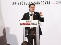 Sandoval habló en el marco de su Segundo Informe de Gobierno. EL INFORMADOR / A. Hernández