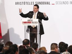 Aristóteles apenas había anunciado su detención durante el Segundo Informe de Gobierno. EL INFORMADOR / A. Hernández