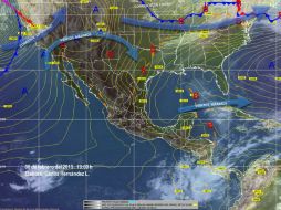 El SMN informa que las regiones norte, noreste, oriente y centro del país tendrán bajas temperaturas. TWITTER / @conagua_clima