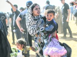 La Organización de las Naciones Unidas cifra en 13.6 millones los desplazados en Iraq y Siria por el conflicto desatado por el EI. AFP /