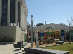 La ''Plaza Cruz de Cantera'' requirió una inversión de 3.5 millones de pesos. TWITTER / @municipio_leon