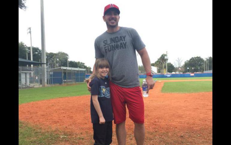 Angelinos adquirió a Joyce mediante un traspaso de Tampa Bay en diciembre. TWITTER / @sweetswingin20