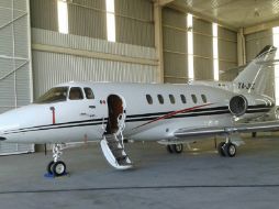 El Jet Hawker, con matrícula XA-JM tiene un valor en el mercado de un millón de dólares. SUN /