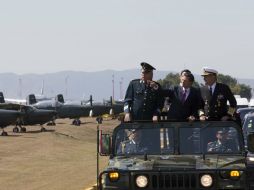 Peña Nieto reconoció que las fuerzas armadas son un pilar de la defensa de la soberanía nacional. ESPECIAL / presidencia.gob.mx