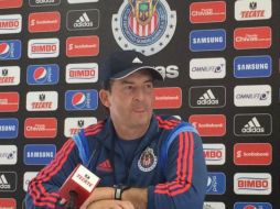'Chepo' desea que su equipo busque la salvación apegados a lo que les inculca, que es el buen trabajo en cancha. TWITTER / @Chivas
