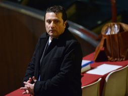 En declaraciones espontáneas el único imputado, Francesco Schettino termina en llanto ante los jueces. AFP / A. Pizzoli