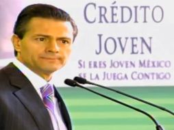 El Instituto Nacional de los Emprendedores acompañará a los muchachos que reciban créditos con asesoría y apoyo técnico, dice Peña. YOUTUBE / Gobierno de la República