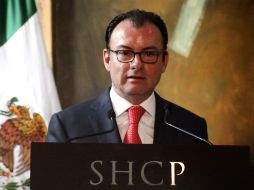 Videgaray explica que proyectos de inversión en infraestructura también podrán beneficiarse a través de este nuevo mecanismo. SUN / C. Rogel