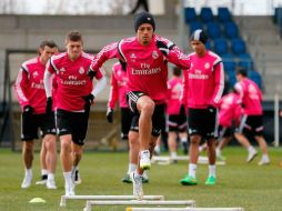 Hernández causó polémica un día antes al entrenar por separado. TWITTER / @RealMadrid