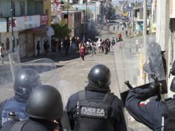 El suceso se deriva después de que la policía retirara a más de mil personas instalada de forma ilegal en el cerro del Punhuato. SUN / R. Tinoco