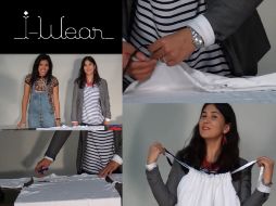 Con sólo una camisa, tijeras, hilo, aguja y un part de listones puedes hacer tu propio halter. EL INFORMADOR /