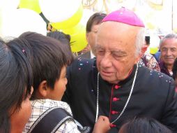 Alberto Suárez Inda es el nuevo integrante del Colegio de Cardenales.  Minimiza el hecho de poder ser Pontífice en el futuro. NTX / ESPECIAL