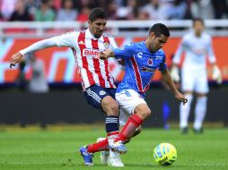 Los dos equipos están peleando por no descender, así que en este encuentro no solamente se jugó en el terreno de juego. MEXSPORT / A. Macias