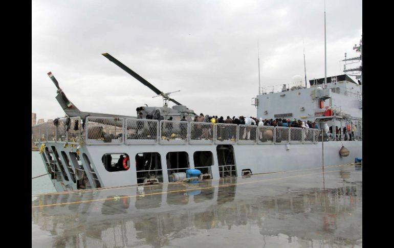 En 2014, la OIM registró la muerte de tres mil 279 inmigrantes en su intento de llegar a las costas de Europa. EFE / P. Montana