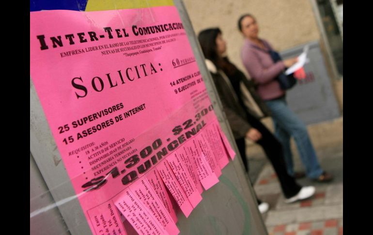 En su análisis, el banco informa un aumento mensual de 45 mil 325 empleos y en los últimos doce meses de 737 mil 573. EL INFORMADOR / ARCHIVO