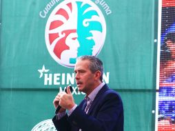 Marc Busain, director general de la cervecería Cuauhtémoc Moctezuma, ve con optimismo la apertura de una nueva planta. EL INFORMADOR / ARCHIVO