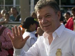 El presidente Juan Manuel Santos Calderón visitará México en mayo próximo. AFP / ARCHIVO
