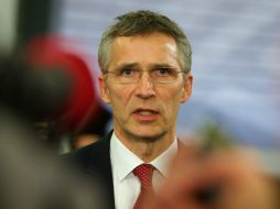 Rusia proporciona apoyo los separatistas con armas y equipo, asegura el secretario general de la OTAN, Jens Stoltenberg. AFP / I. Znotins
