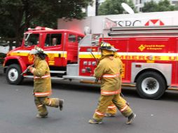 Personal de Bomberos del DF acudió al lugar de forma inmediata. NTX / ARCHIVO