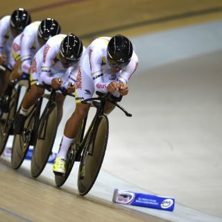 Colombia y España, eliminadas en persecución por equipos masculinos