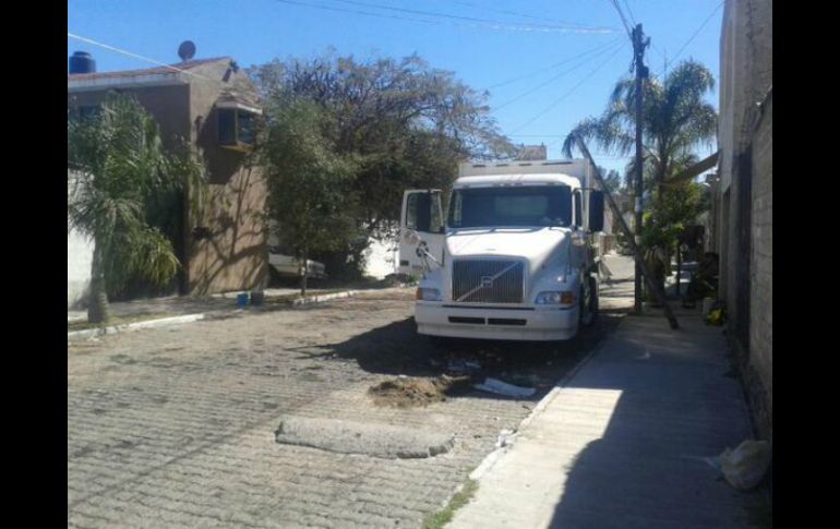 Al parecer el camión de basura tenía combustible 'ordeñado' o extraído ilegalmente. EL INFORMADOR /